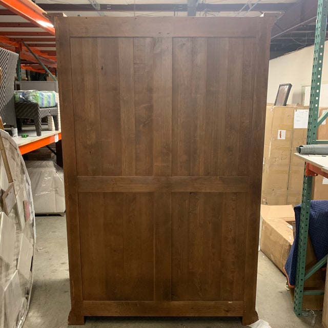 Industrial Industrial Woodland Furniture Armoire For Sale - Image 3 of 13