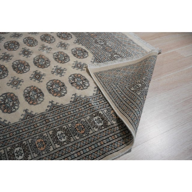 2020s 10x14 Rustic Nina Beige Geometric Modern Nan Carpet Rug For Sale - Image 5 of 7