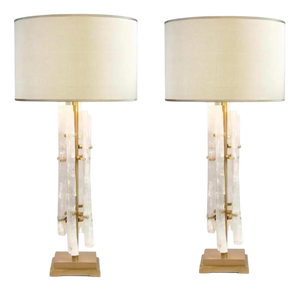 Rock Crystal Lamps from Cocovara Lighting, 2000s, Set of 2