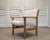 Oak Armchair with White Sheep Fur Upholstery by Hans J. Wegner, 1980s For Sale - Image 10 of 12