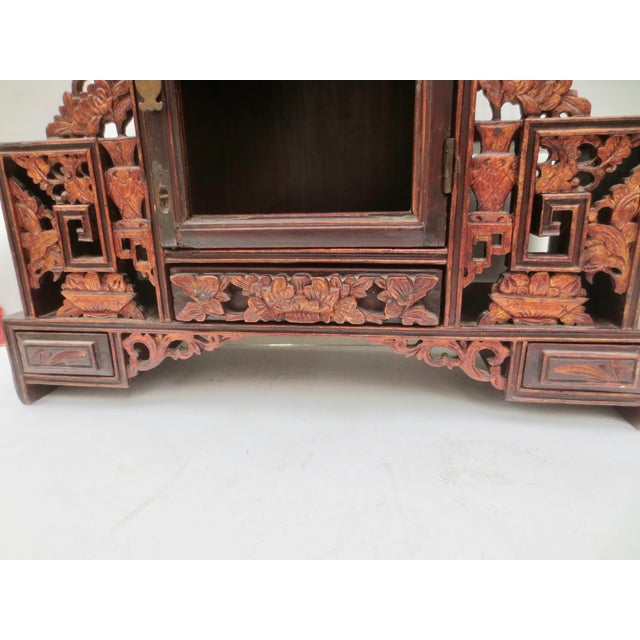 Antique Chinese Home Buddha Altar House For Sale - Image 4 of 14