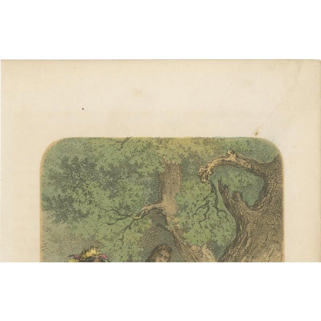 Black German School, Kidnapping at the Red River Frontier Scene, 1868, Lithograph For Sale - Image 8 of 9
