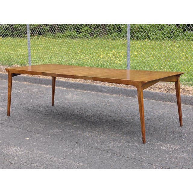 John Van Koert for Drexel Profile Mid Century 10 Person Dining Table For Sale - Image 17 of 18