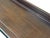 Natural Wood Dark Brown Minimalistic Slim Legs Console Foyer Side Table For Sale - Image 13 of 14