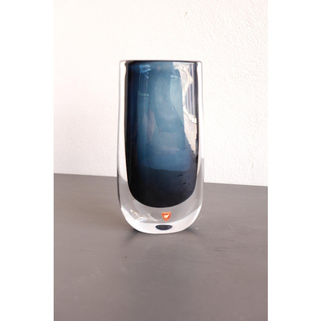 1960s Glass Vase by Landberg for Orrefors, Set of 2 For Sale - Image 5 of 15