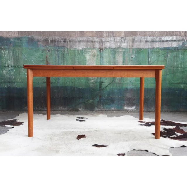 Mid-Century Modern Danish Leaf Table in Teak For Sale - Image 11 of 11