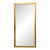 Custom Transitional Warm Gold Wood Wall Mirror For Sale