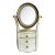 Vintage Lighted Vanity Two-Way Mirror With Drawers For Sale
