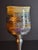 Silver 1990s Handcrafted Sterling Silver & Iridescent Art Glass Kiddush Cup - "Borei P'ri Hagafen" Blessing - Judaica Gift For Sale - Image 8 of 18