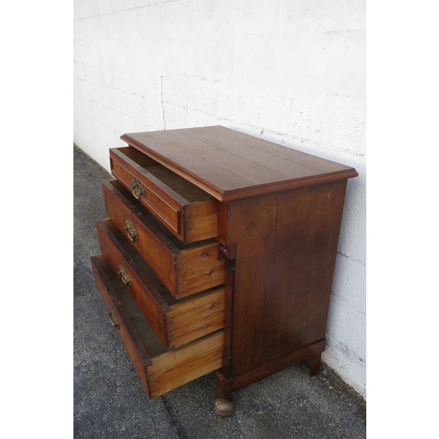 Early 1800s Burlwood Low Dresser 6231 For Sale In Miami - Image 6 of 18