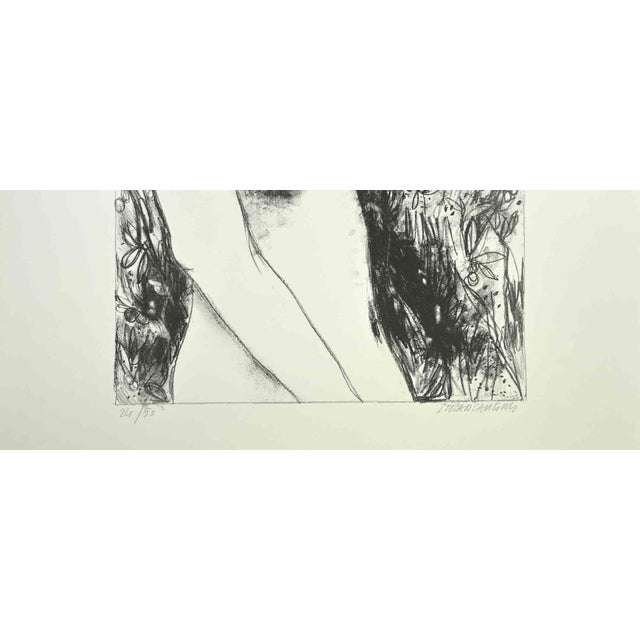 Nude of Woman is a Lithograph realized by Carlo Marcantonio in 1970s. This original print is hand signed. This is an...