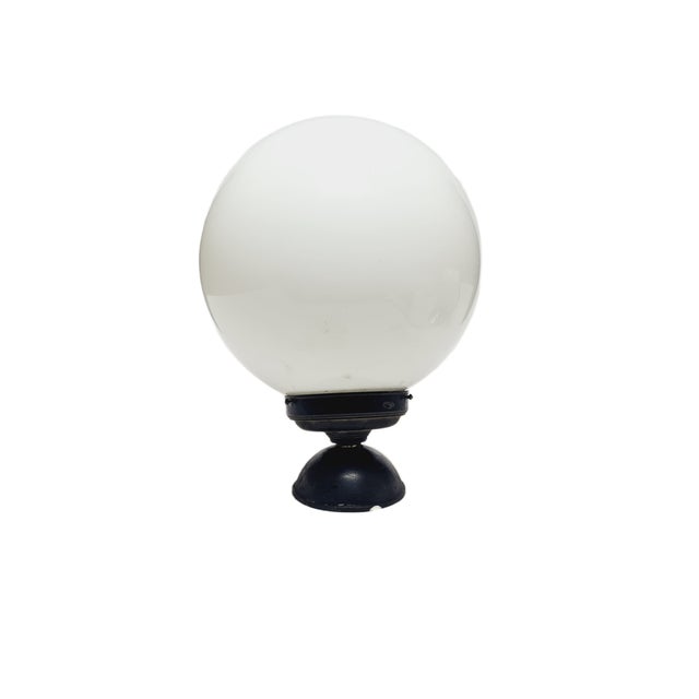 Glass Art Deco Pending Lamp, Czechoslovakia, 1950s For Sale - Image 7 of 9