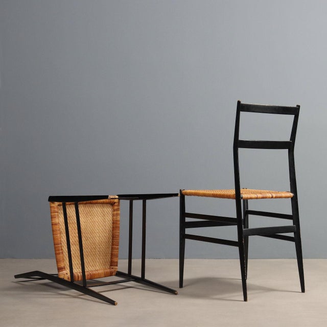 Vintage 699 Superleggera Chairs by Gio Ponti for Cassina, Italy, 1960s, Set of 2 For Sale - Image 9 of 10