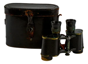 Binoculars with Case from AFSA Paris, 1900