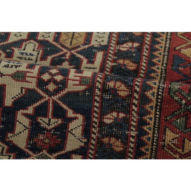 1950s Vintage Turkish Anatolian Rug With Geometric Lattice Design - Rug & Kilim For Sale - Image 5 of 9