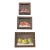 Three Original Amanda Selway British Still Lifes of Cherries, Strawberries and Green Apple Fruits in Custom Burl Wood Finished Frames For Sale