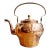 Antique French 7 Liter Copper Hotel Tea Kettle For Sale
