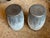 Late 20th Century Vintage Metal Garden Stools, A Pair For Sale In Boston - Image 6 of 7