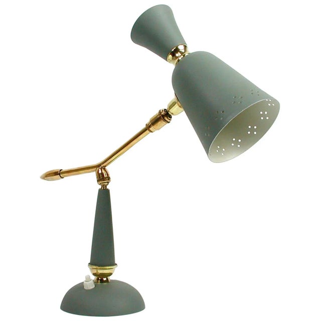 Mid-Century French Table Lamp, 1950s For Sale - Image 12 of 12