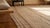 1930s Tan Camel Stripe Antique Kilim n.w. Persian Rug 10'10" X 11'3" Flatweave Wool Carpet For Sale - Image 9 of 9