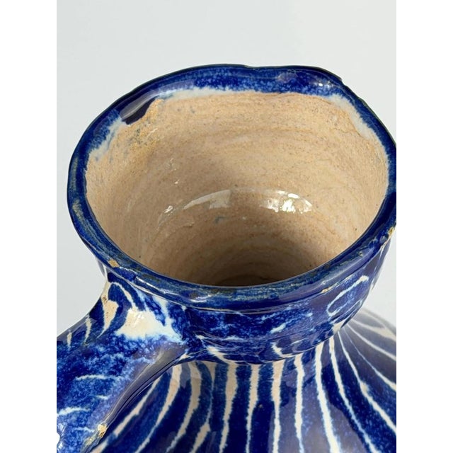 1950s Vintage Fajalauza Blue and White Bird Pitcher, 1950s For Sale - Image 5 of 7
