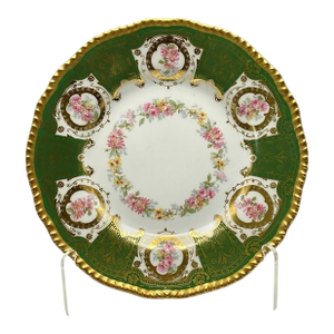 Antique Limoges D&c France Delinieres Plate, Victorian