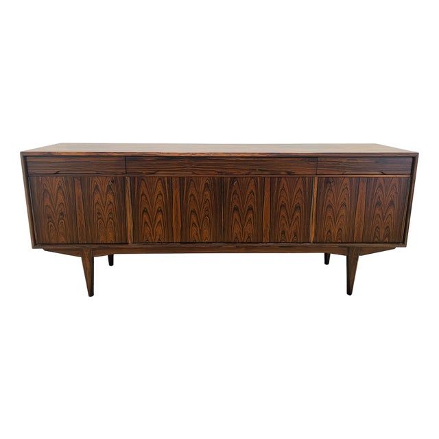 Danish Modern Rosewood Credenza Sideboard 1960s For Sale