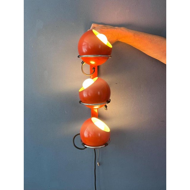 Mid-Century Modern Space Age Eyeball Wall Lamp For Sale - Image 13 of 13