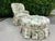 Vintage Hickory Chair Tufted Round Ottoman in Botanical Print For Sale - Image 15 of 15