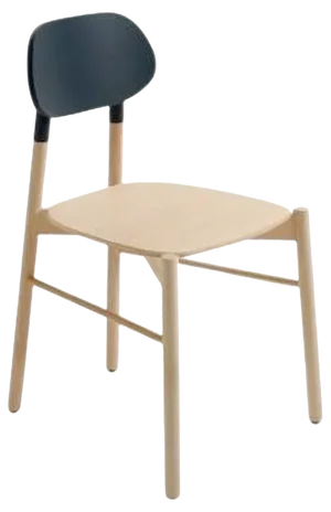 Black Bokken Chair in Natural Beech by Colé Italia