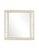 Contemporary Fleur Home Audubon Spruce Square Mirror in Delaware Putty, 30x30 For Sale - Image 3 of 3