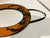 1970s Handmade Leather Petite Oval Mirror Boho Fab! For Sale - Image 4 of 6