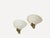 Mid-Century Modern Art Deco Alabaster Wall Lights with Bronze Hands, 1970s, Set of 2 For Sale - Image 3 of 10