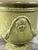 French Large French Anduze Garden Urn in Green Glaze For Sale - Image 3 of 10