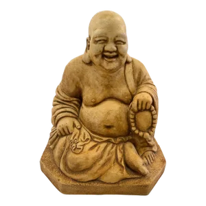 Cast Stone Buddha Sculpture