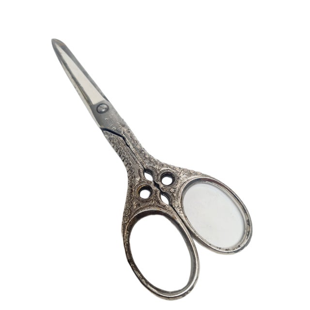 Metal Art Nouveau Danish Scissors for Grapes, 1920s For Sale - Image 7 of 8