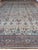 Antique Bijar Carpet Oriental Carpet, Handmade, Ivory, Coral, Light Blue, Taupe For Sale - Image 11 of 17