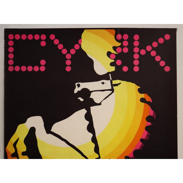 1969 Polish Circus Poster - Cyrk (Rearing Horse) - Janowski For Sale - Image 6 of 16