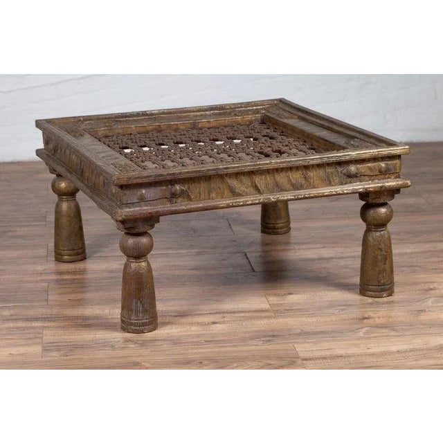 Early 20th Century Indian Brass Coffee Table For Sale - Image 5 of 13