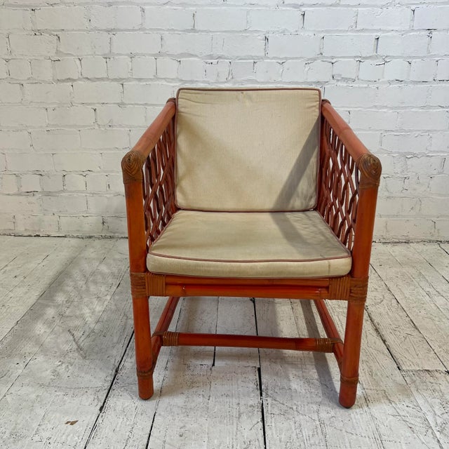 My personal Favorite designer Tommi Parzinger The chair is so good it hurts. Seat depth 29”. Seat height 16”.