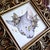 Contemporary Sphynx Moths by Nana Williams | Watercolor of a Sphynx cat with moths around its head For Sale - Image 3 of 5