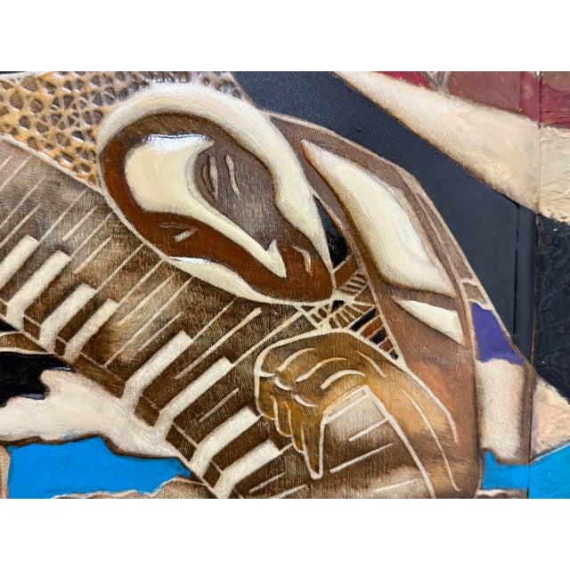 Textile Circa 2003 Joseph Palermo "Jammin" Original Artwork For Sale - Image 7 of 12