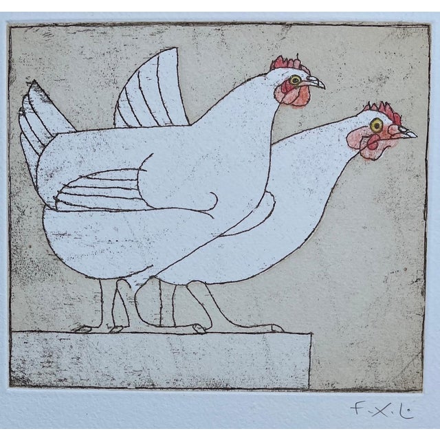 François-Xavier Lalanne, The Hens, 2000s, Etching For Sale - Image 4 of 10