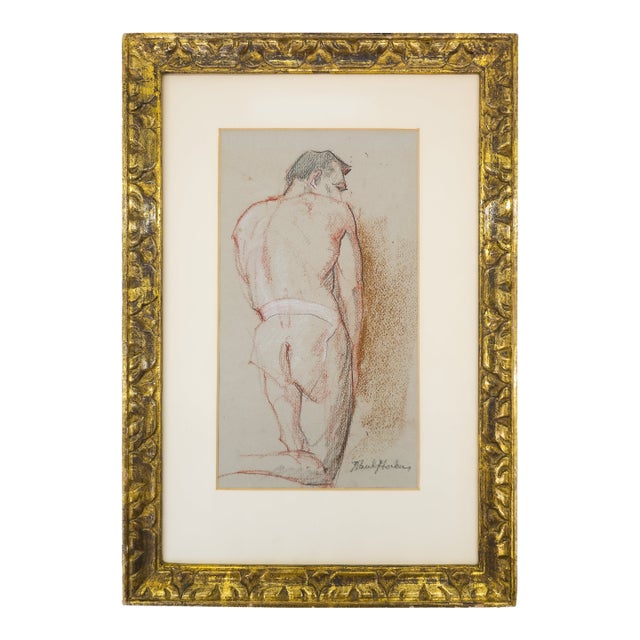 Study of a Male Nude - Paul Horbay, C. 1940s For Sale