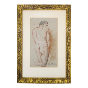 Study of a Male Nude - Paul Horbay, C. 1940s