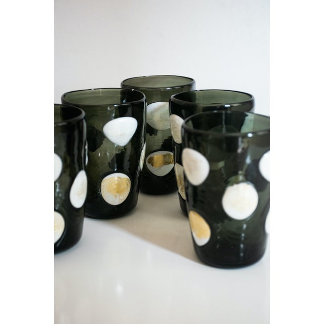Murano Glass Glasses by Mariana Iskra, Set of 6 For Sale - Image 11 of 13