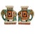 Chinoiserie Vintage Chinoiserie Celadon & Ochre Ceramic Elephant Glazed Plant Stands / Bookends For Sale - Image 3 of 10