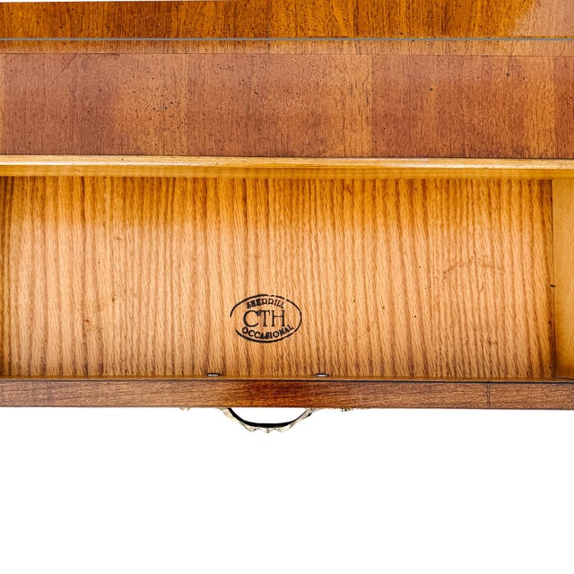 1970s High-Shine French Provincial-Style Inlaid Mahogany Side Tables by Sherrill Furniture - A Pair For Sale - Image 18 of 18