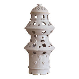 Ceramic Pagoda Lantern Lamp by Artist Scarlett Pons