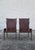 Art Deco Global Views Metal and Leather Wingback Armchairs - A Pair For Sale - Image 3 of 9